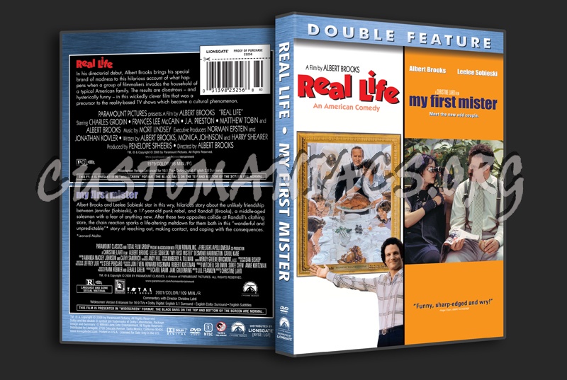 Real Life / My First Mister dvd cover