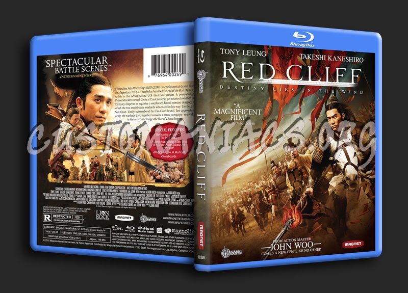 Red Cliff: Destiny Lies in the Wind blu-ray cover