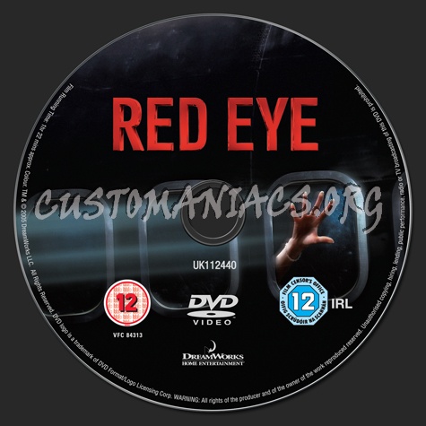 Red Eye dvd label