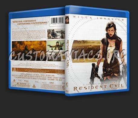 Resident Evil: Extinction blu-ray cover