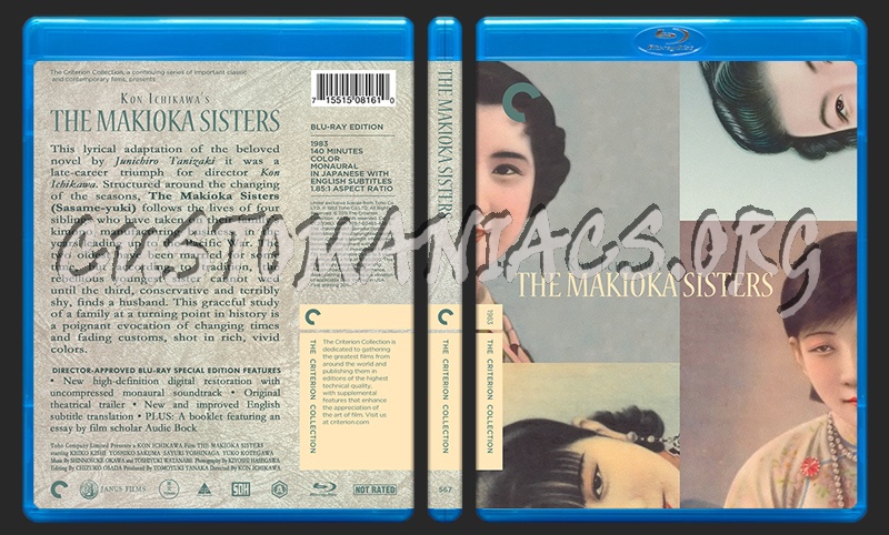 567 - Makioka Sisters blu-ray cover