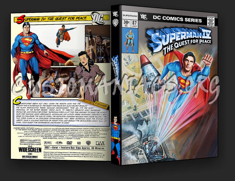 Superman IV: The Quest for Peace dvd cover