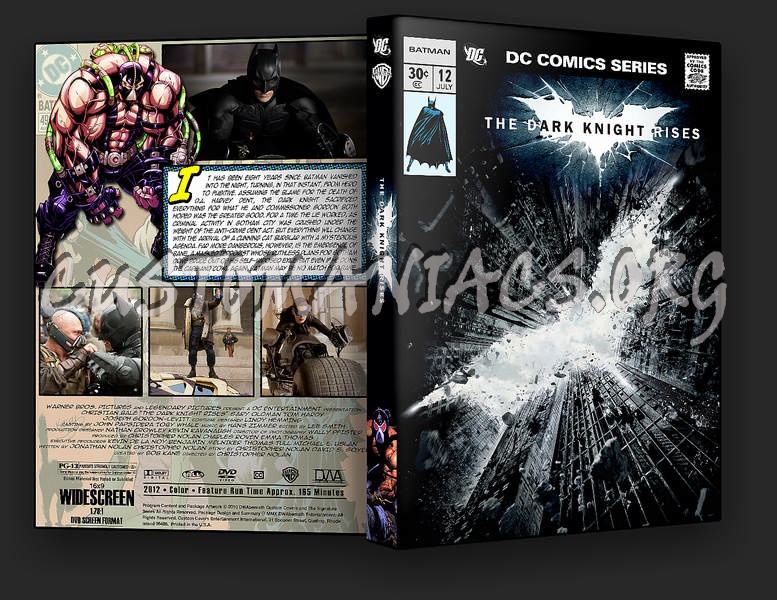 The Dark Knight Rises dvd cover