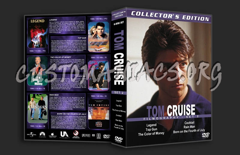 Tom Cruise Filmography - Set 2 dvd cover