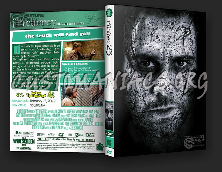 The Number 23 dvd cover