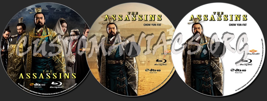 The Assassins blu-ray label