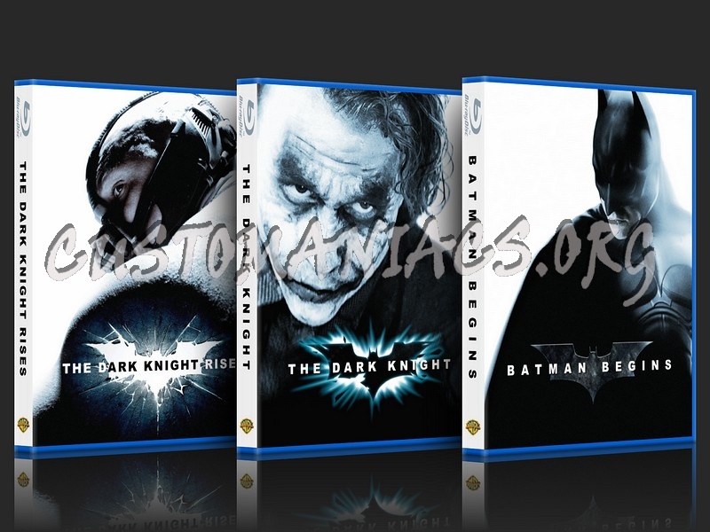 The Dark Knight Rises blu-ray cover