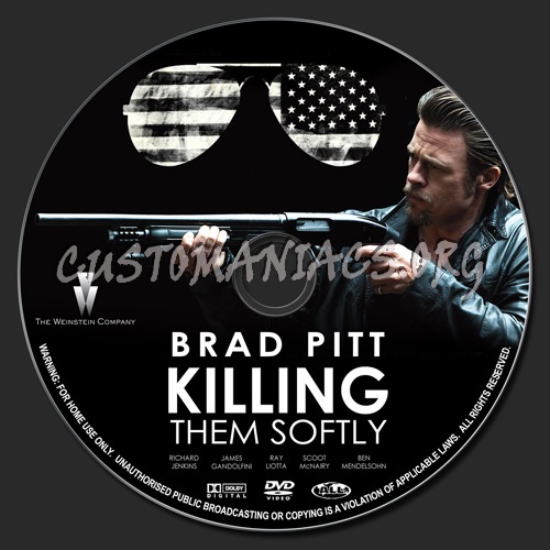 Killing Them Softly dvd label