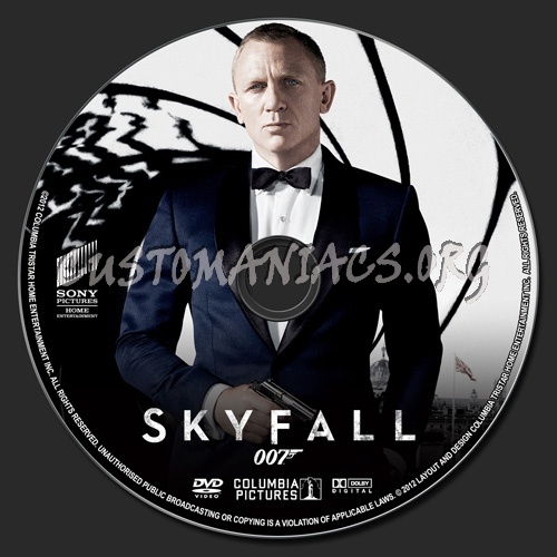 skyfall dvd front cover