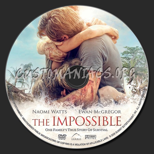 The Impossible dvd label