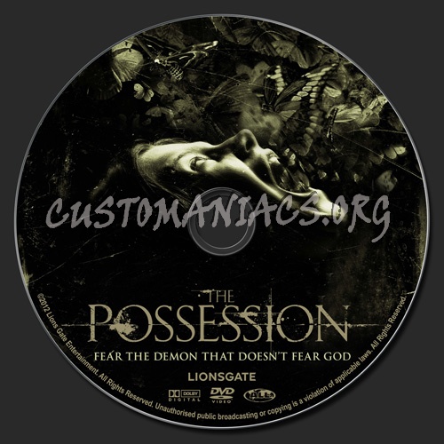 The Possession dvd label