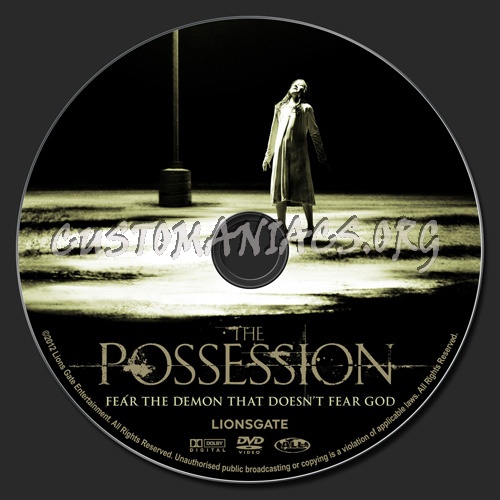 The Possession dvd label