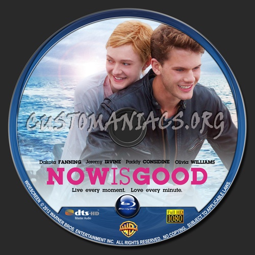 Now Is Good blu-ray label