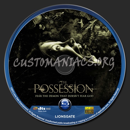 The Possession blu-ray label