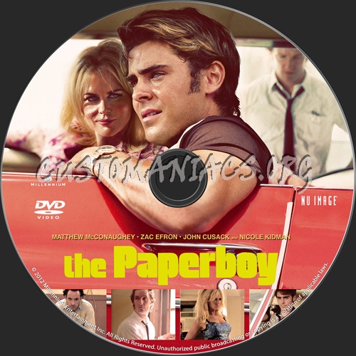 The Paperboy dvd label