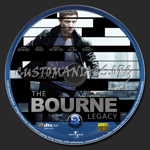 The Bourne Legacy blu-ray label