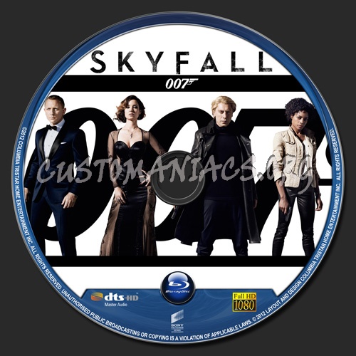 Skyfall blu-ray label - DVD Covers & Labels by Customaniacs, id: 184849 ...