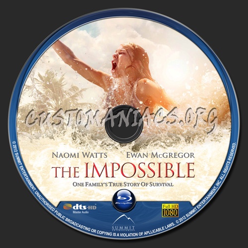 The Impossible blu-ray label