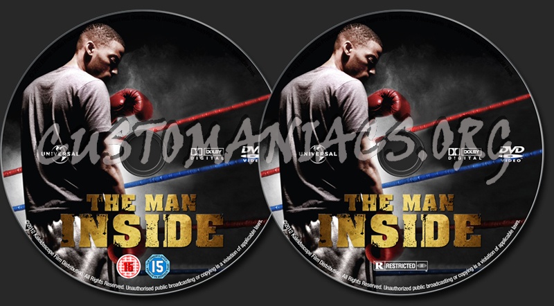 The Man Inside dvd label