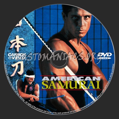 American Samurai dvd label