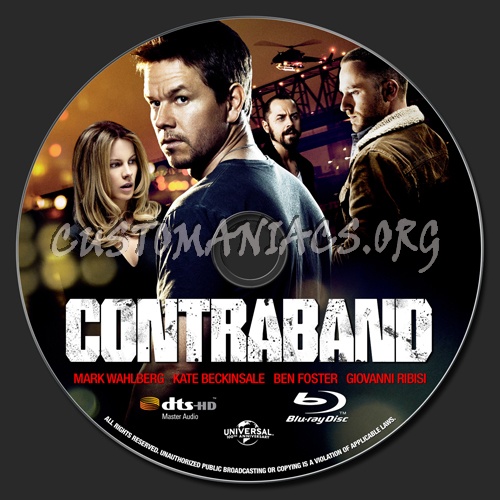 Contraband blu-ray label