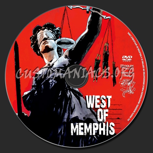 West Of Memphis dvd label