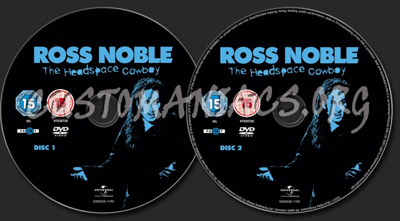 Ross Noble The Headspace Cowboy dvd label