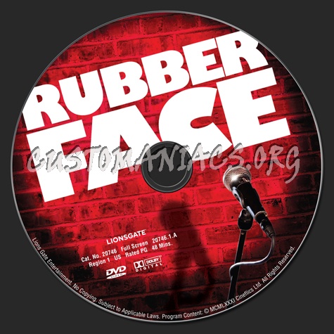 Rubber Face dvd label