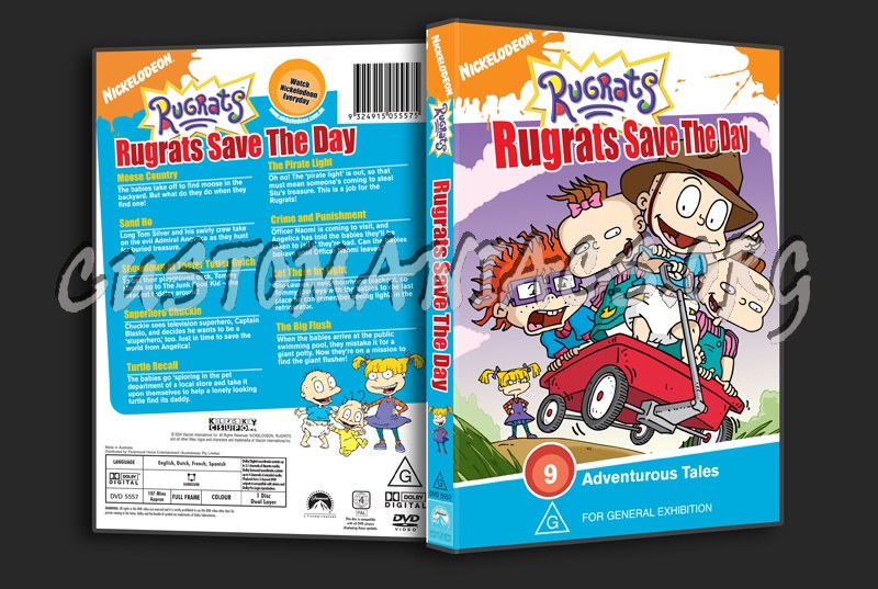 Rugrats Save the Day dvd cover