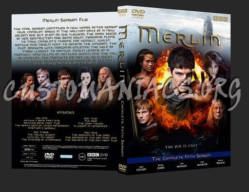 Merlin Season 5 dvd cover