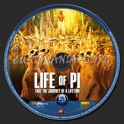 Life Of Pi blu-ray label