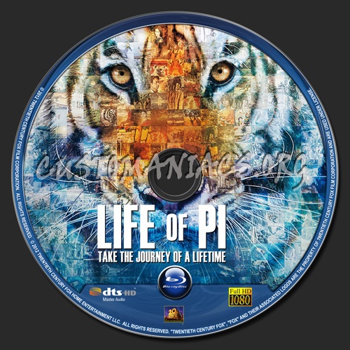 Life Of Pi blu-ray label