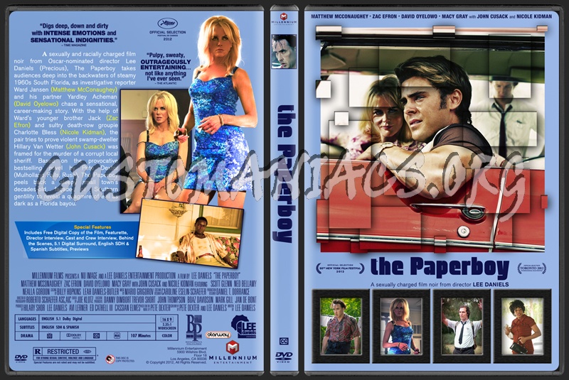 The Paperboy dvd cover