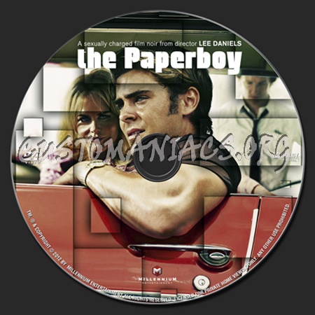 The Paperboy dvd label