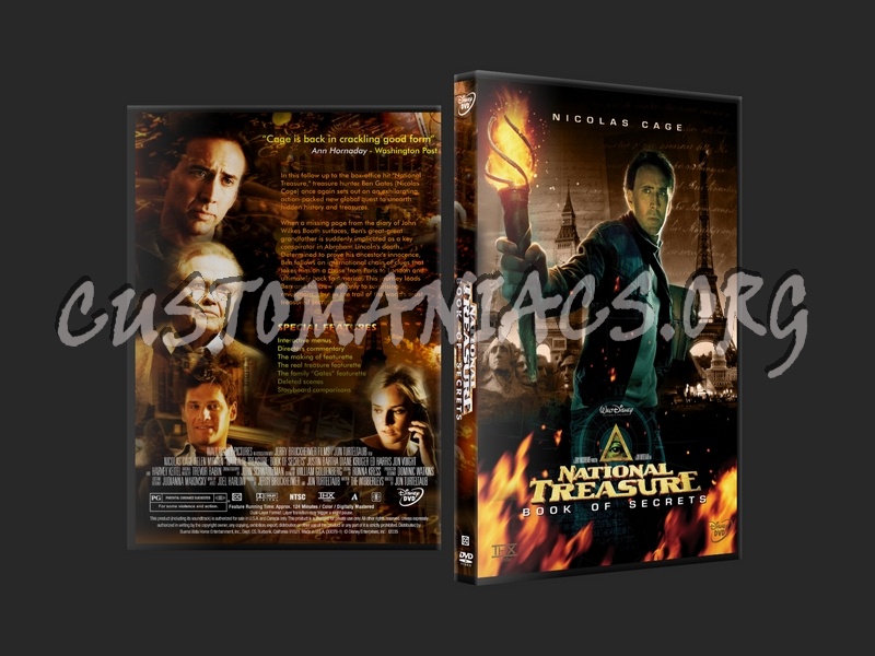 National Treasure Book of Secrets dvd cover