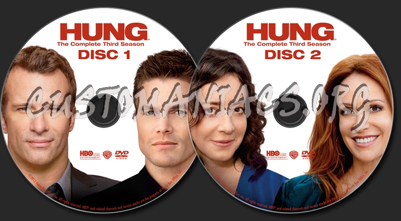 Hung Season 3 dvd label