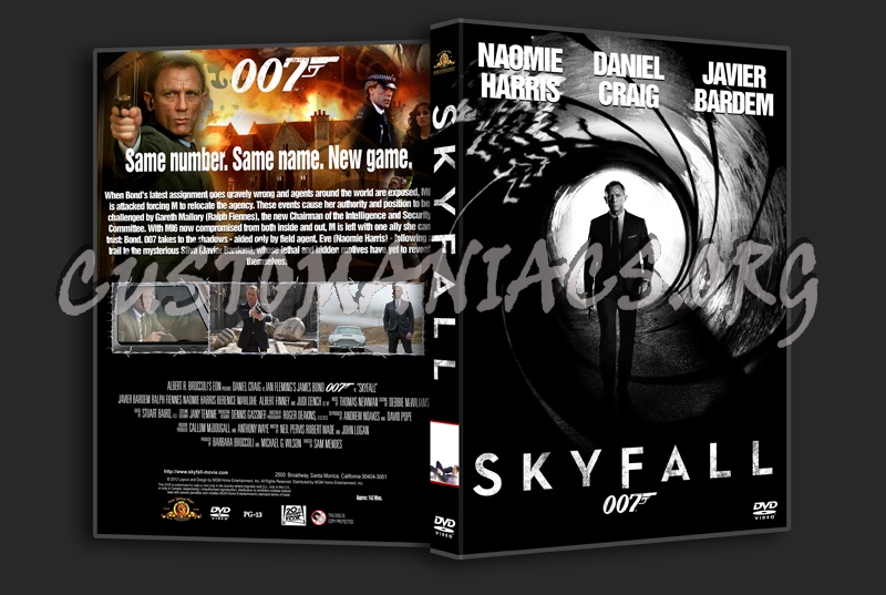 Skyfall dvd cover