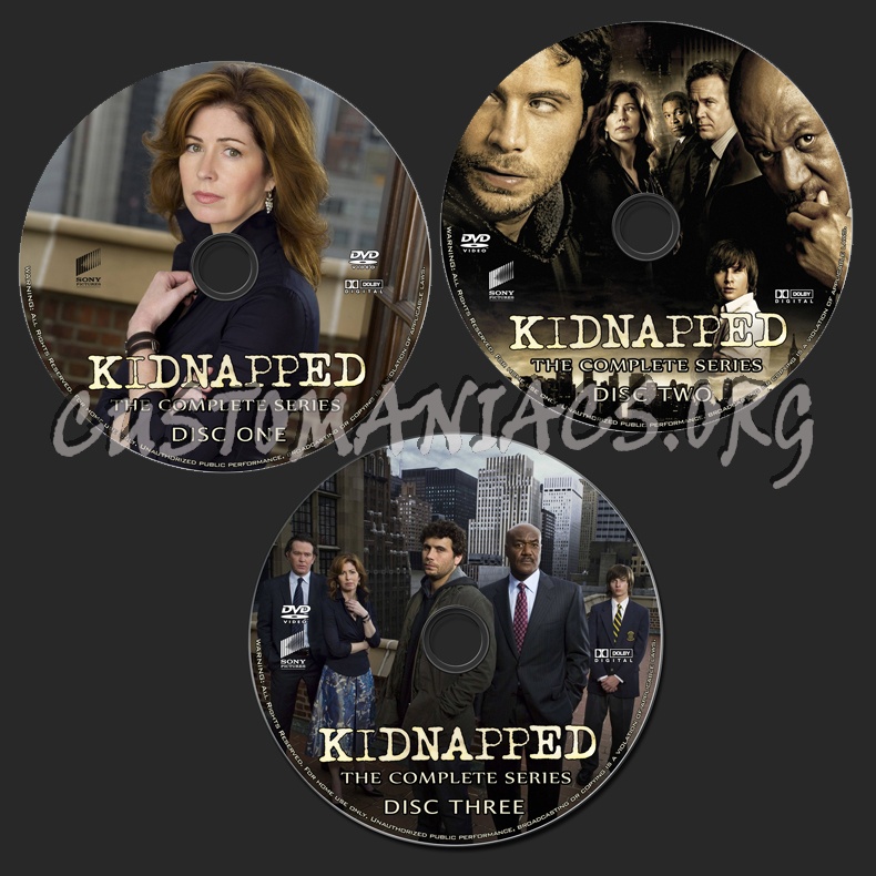 Kidnapped - The Complete Series dvd label