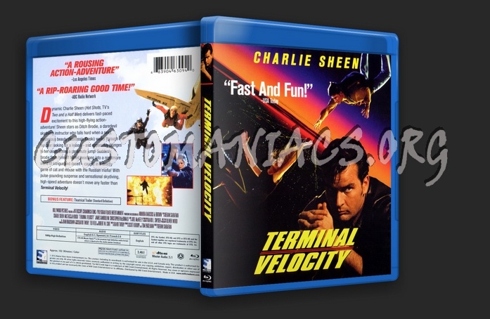 Terminal Velocity blu-ray cover