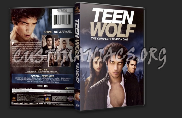 TeenWolf Season 1 dvd cover