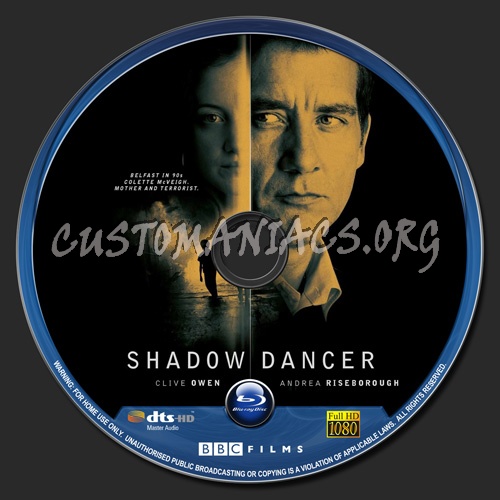 Shadow Dancer blu-ray label