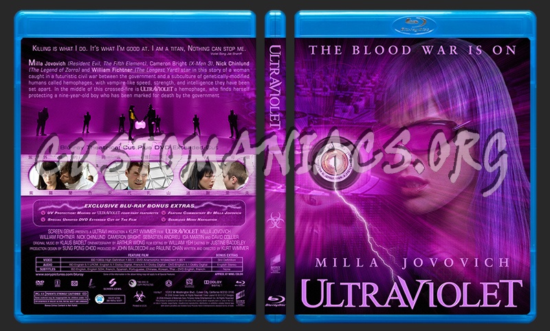 Ultraviolet blu-ray cover