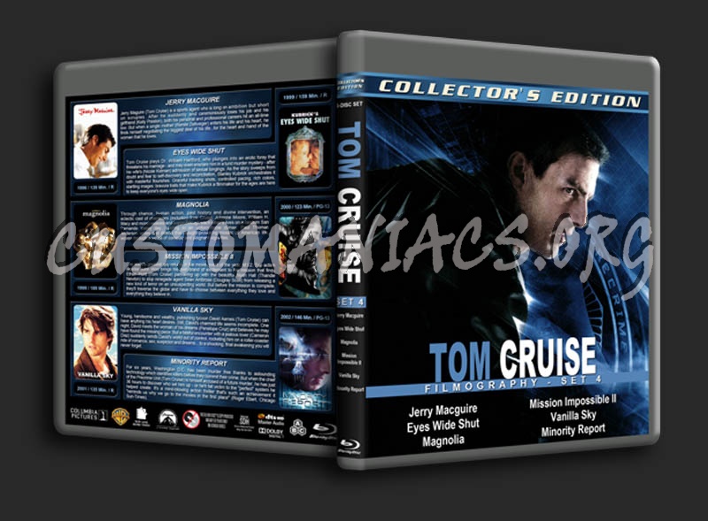 Tom Cruise Filmography - Set 4 blu-ray cover