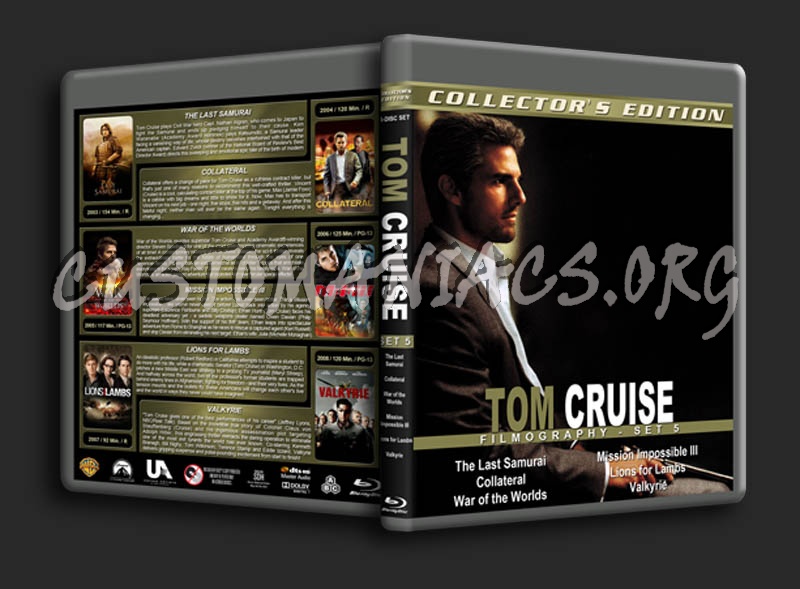 Tom Cruise Filmography - Set 5 blu-ray cover