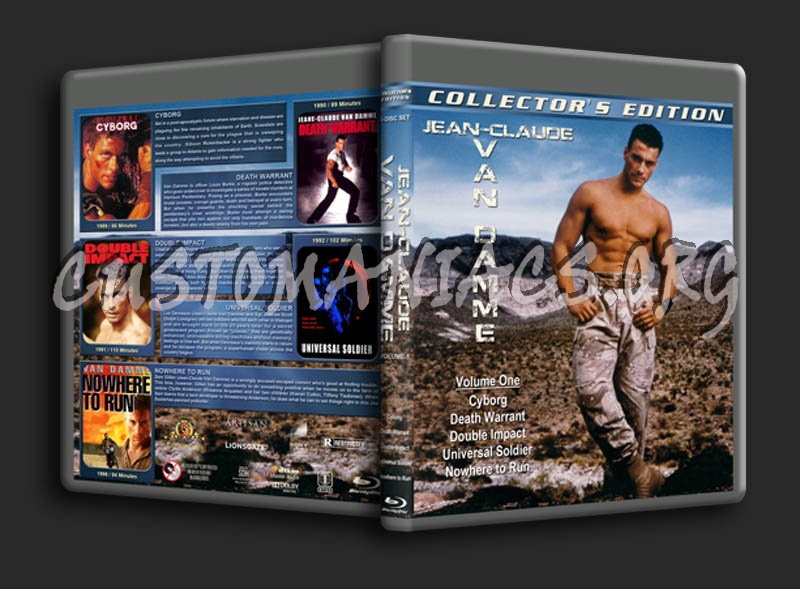 Jean Claude Van Damme Collection - Volume 1 blu-ray cover