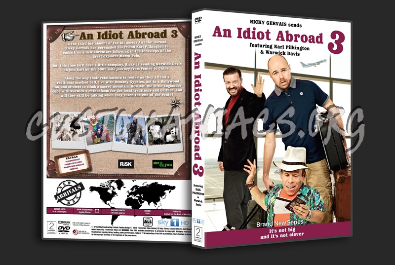 An Idiot Abroad 3 dvd cover