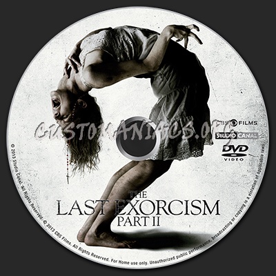 The Last Exorcism Part II dvd label