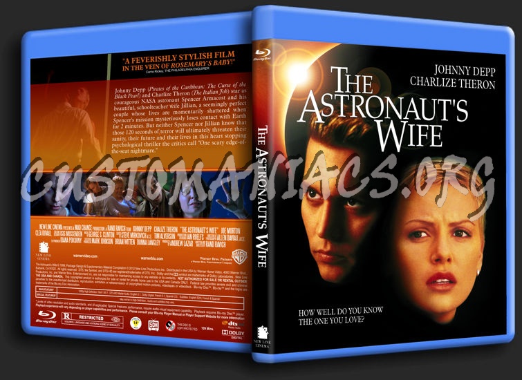 The Astronaut's Wife blu-ray cover