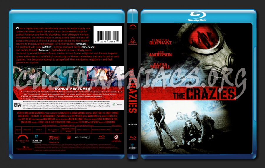 The Crazies blu-ray cover