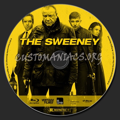 The Sweeney blu-ray label